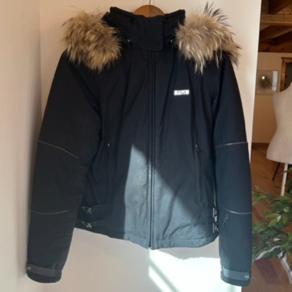 Fila Black Ski Jacket, size Small